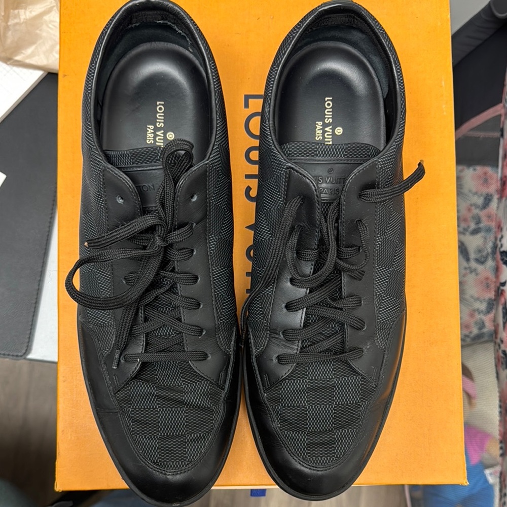Louis Vuitton Men's Black Sneakers
